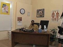 Asian Slut's Asshole Stretched By Massive Black Cock