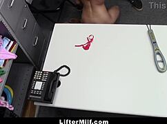 Ever Wondered How a Strict Officer Strips and Punishes a Shoplifting Milf?