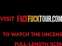 Naughty teen stepdaughter deepthroats stepdaddy's monster cock pov while stepmom's away