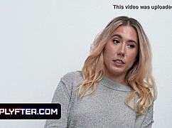 imagine tiny blonde teen thief paisley bennett bent over for security guard's monster cock