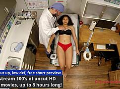 BACKSTAGE WITH NURSE michelle anderson SPREADING TITS FOR VIBRATOR ORGASM RESEARCH