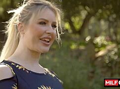 Blondie, suck that monster cock deeper in your nasty wet throat!