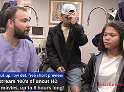 BACKSTAGE WITH NURSE michelle anderson SPREADING TITS FOR VIBRATOR ORGASM RESEARCH