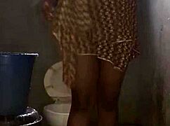 naijahomemadepussy starts her morning with a steamy curvy shower bath routine