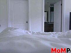 whoa stepmom jessica ryan's pussy drips wet over stepson's monster cock riding it cowgirl