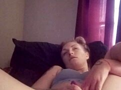 damn snow bunny shoves toys deep in her shaved horny pussy!