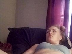 damn snow bunny shoves toys deep in her shaved horny pussy!