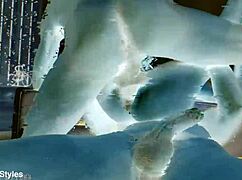 elena sanz takes intense double anal dap stretching her narrow ass