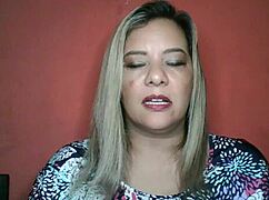 that erotic mexican mamae teases her curves in steamy solo play