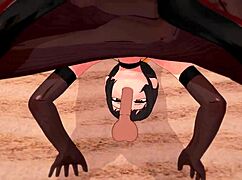 Eve's Juicy Lips Suck Massive Cock Before Deep Penetration in Steamy 3D Hentai!