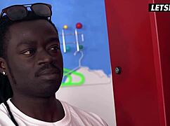 eveline dellai craves huge black monster cock pounding her tight ass bent over doggystyle spooning dorm roommate horny