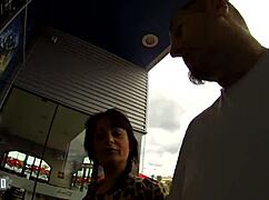 Margaux Lenoir's French big tits bounce as milf squirts from rough fuck for cash