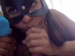 lunaferrari sucks stepson's cock on video then anal fucks orgasms filling her mouth with cum