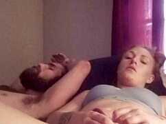 damn snow bunny shoves toys deep in her shaved horny pussy!