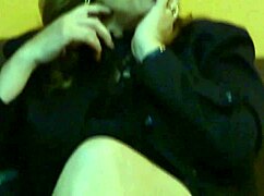 Stepmom dresses sexy for party then strips showing huge ass tits