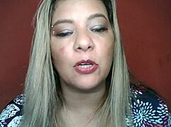 that erotic mexican mamae teases her curves in steamy solo play