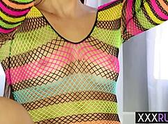 big ass teen abby cross gives perfect BLOWJOB after massaging the guy real good