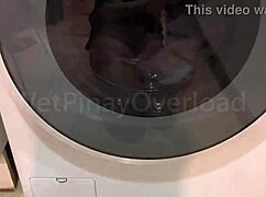 POV wet Pinay in school uniform washes up after shooting porn videos outdoors