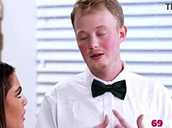 Suggestive Cougar Mother-in-Law Swap Turns Filthy in Garage