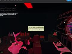 Whoa, monster cock roughly pounds shark bitch in wild roblox fuckfest!