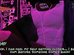 Ever wonder what Dami does jerking monster black cock in the club?