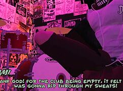 Ever wonder what Dami does jerking monster black cock in the club?