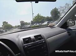 curly busty redhead teen picked up outdoors fucked hard cash pounding