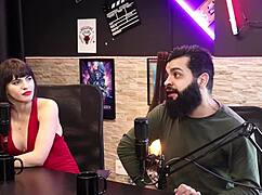 lady snow and lord kenobi's hottest sensual casting moments part 6 in sheer red lingerie interview