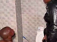 Nigerian dominatrix crushes ebony slave with brutal BDSM humiliation!