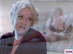 Strap-on pounds blindfolded big tits mature stepmommy hard