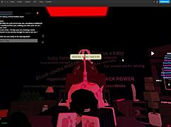 Whoa, monster cock roughly pounds shark bitch in wild roblox fuckfest!