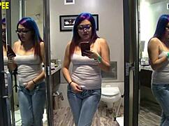 hot girls desperate pee accidents soak tight jeans spandex