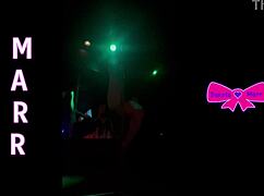 Dakota Marr pole dances hairy pussy tease in Nebraska strip club