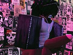 Ever wonder what Dami does jerking monster black cock in the club?