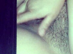 mature woman relaxes alone in private moment