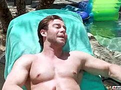 petite stepdaughter rides stepdad's cock deep in her tight ass