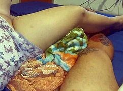 Dorynha's Intense Brazilian BDSM Slave Life Handjob Duties to Master Husband in Daily Shorts