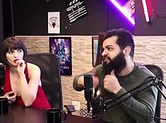 lady snow and lord kenobi's hottest sensual casting moments part 6 in sheer red lingerie interview