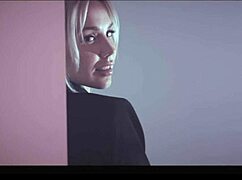 Angie Lynx teases with heels striptease dancing for andyquarius lens