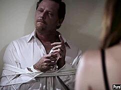 Busty Redhead Wife Punishes Husband's Cravings