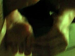 wifey gives epic footjob in shoes no cumshot allowed