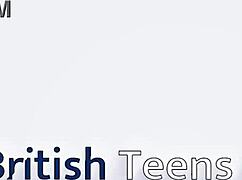British Teen's Lingerie Hookup Turns Sloppy Deepthroat