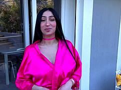 hey didi wants two cocks double penetrating her brunette pussy