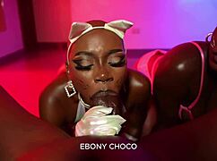 creamy nigerian babe wildlagos and gray africana heat up halloween night