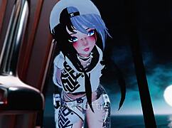 Wanna feel this perfect blue-haired ass grinding hard on your lap in VRChat ERP?
