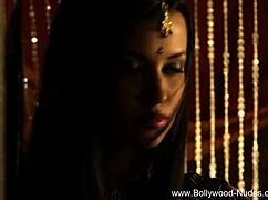 ready for this brunette indian goddess to strip nude and tease every curve?