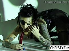What if christy mack's tattooed ass and tight wet pussy make you crave her pirate play?