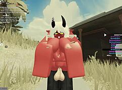 feeling that deep anal ache from big tits bent over pounding