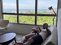 Ebony Babe's Swollen Pussy Gripped My Cock in Passionate Cowgirl Ride