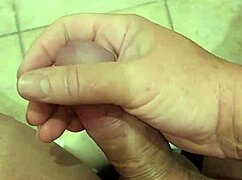 guy strokes cock solo intensely